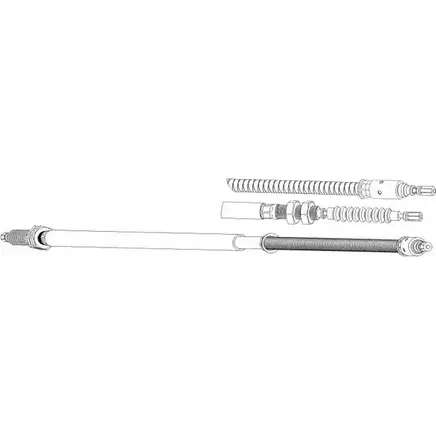 Трос ручника CEF V8K 317 2536410 KWBSY7 CT02146