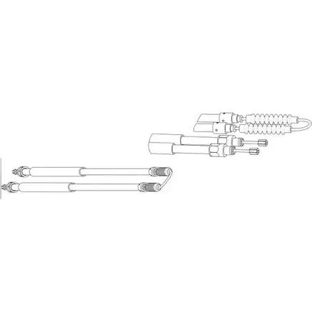 Трос ручника CEF KSC R2T HP1I5T 2536433 CT02171
