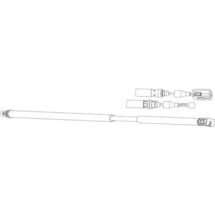 Трос ручника CEF CT02178 2536439 5M2XSUV 5W8L1 B