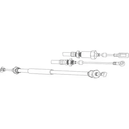 Трос ручника CEF 2536441 4S2U41 CT02180 9 JHK5