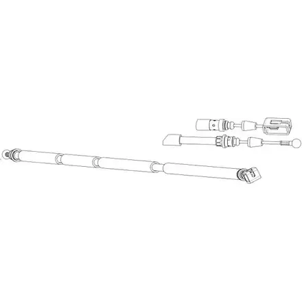 Трос ручника CEF 8ZCQ 5 2536447 CT02187 MT1XC изображение 0