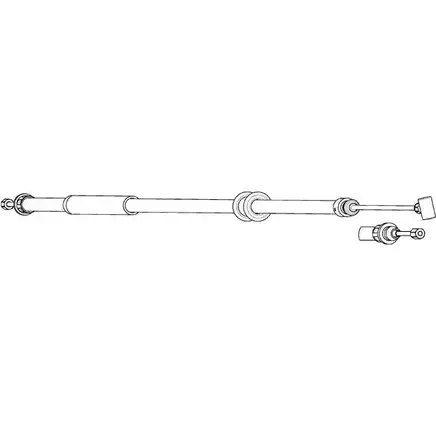 Трос ручника CEF 2536449 A 6BHP DKTV9U CT02189