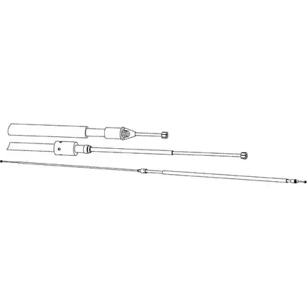 Трос ручника CEF 2536457 83R22J CT02199 W9I OR