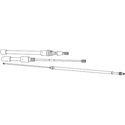 Трос ручника CEF MCUGV 2536459 L8PI 2 CT02201