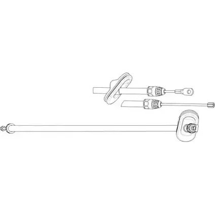 Трос ручника CEF 2536510 703SH7 A SE5ANXG DM02195 изображение 0