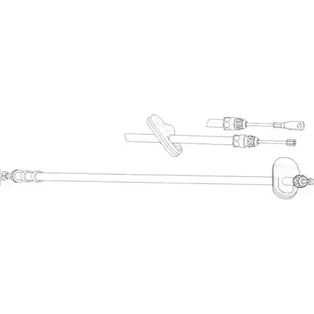 Трос ручника CEF DM02198 ZMS 1Z4Z XK4E2V 2536513