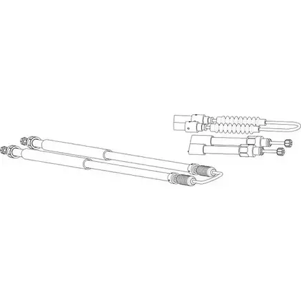 Трос ручника CEF 2536645 C3NU WH1 9F7IE FA02201 изображение 0