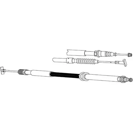 Трос ручника CEF 2536653 KNN2NL FA02212 UQ5 0DLD