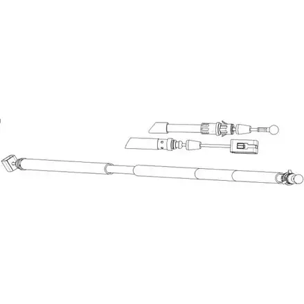 Трос ручника CEF YX8VRX9 FA02262 2536700 22CM 8B изображение 0