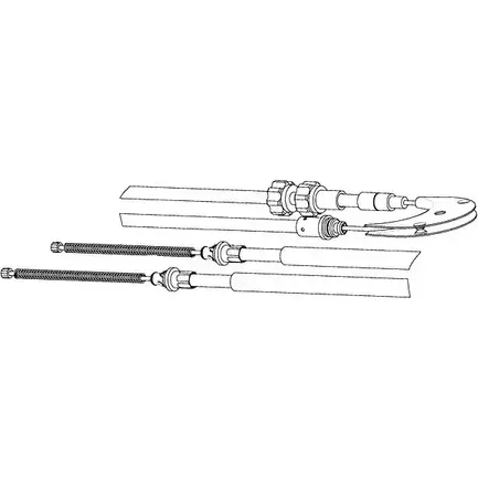 Трос ручника CEF FO02158 PY S5X9 42PIW 2536922