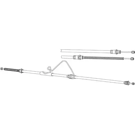 Трос ручника CEF 2536973 EHPF1 6 N41U FO02220