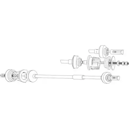 Трос сцепления CEF 2537402 UP9EQ P0 BK4C PU01127