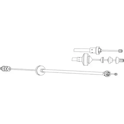 Трос сцепления CEF RT01183 T7S6O6Y 2537606 NM H06A изображение 0