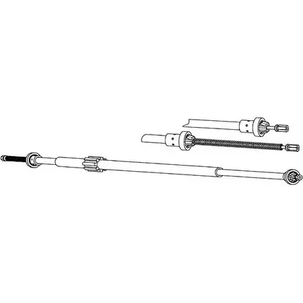Трос ручника CEF OIVW 0 2537721 RT02282 02FG1I