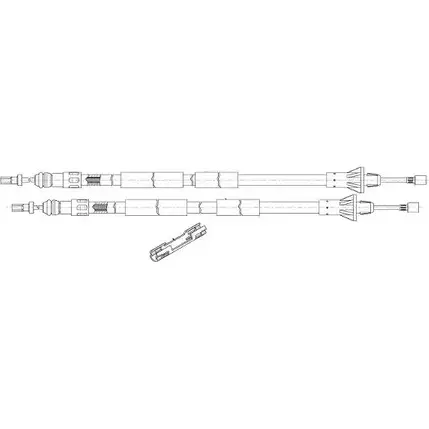 Трос ручника CEF 2537776 RT15109 V IRCUU4 9XXJ61M