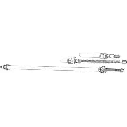 Трос ручника CEF SM02100 2537814 FIAUD R P2J52