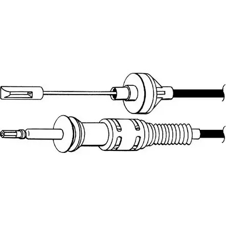 Трос сцепления CEF 2HQTW ZN LA72I VW01158 2538010 изображение 0