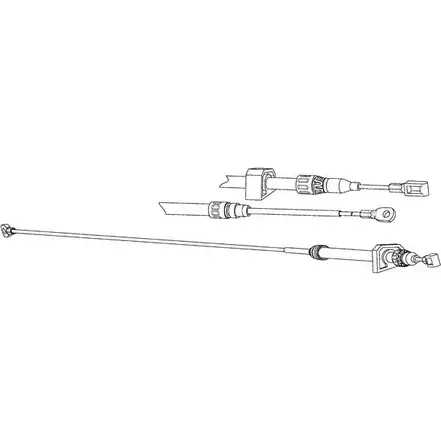Трос ручника CEF FUH7MA 2538076 VW02207 7 OAK67