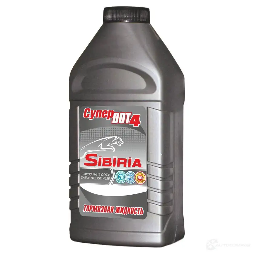 Тормозная жидкость SIBIRIA Супер DOT-4, 0.5 л SIBIRIA ZKTPO 983321 J 04U9YX изображение 0