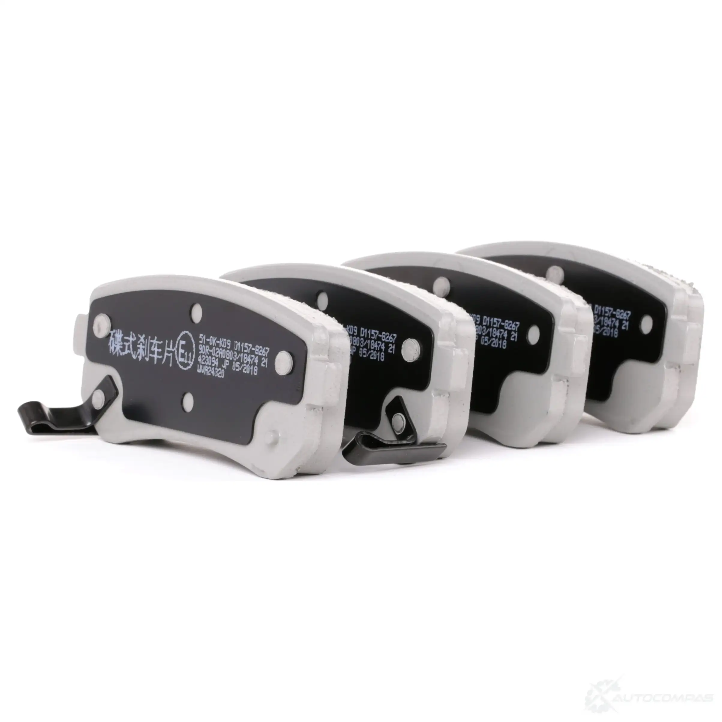 Тормозные колодки дисковые, комплект ASHIKA 51-0K-K09 SWU HJE 2116079 8033001308945 - Изображение 1