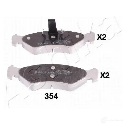 Тормозные колодки дисковые, комплект ASHIKA 8033001839593 50-03-354 WN4B M5 2115616