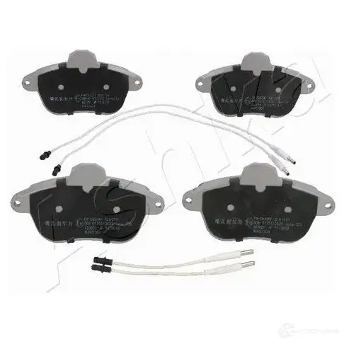 Тормозные колодки дисковые, комплект ASHIKA D YZFS 1438394958 50-00-0632 - Изображение 1