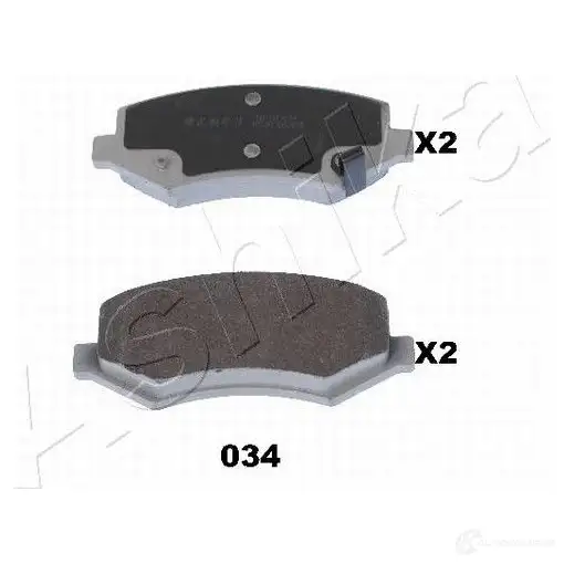 Тормозные колодки дисковые, комплект ASHIKA 8052553081601 50-00-034 2115380 3 CLQZTF