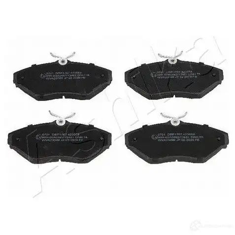Тормозные колодки дисковые, комплект ASHIKA RNC OGO 50-00-0701 1437296784 - Изображение 1