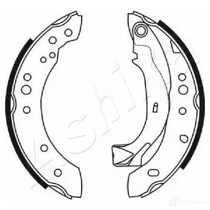 Тормозные колодки ASHIKA 1437281548 NB UFYC5 55-00-0226