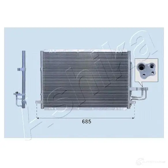 Радиатор кондиционера ASHIKA 8033001766950 ZWDF 1F 2125467 cnd333027 изображение 0
