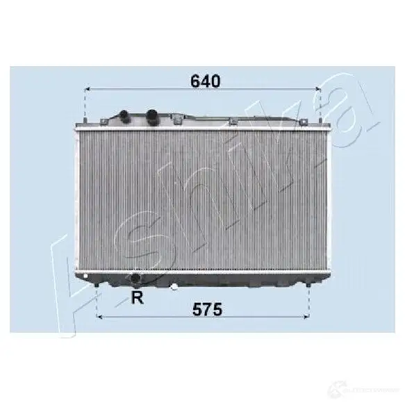 Радиатор охлаждения двигателя ASHIKA 2130016 DXA F35 RDA193022 8033001759419 изображение 0
