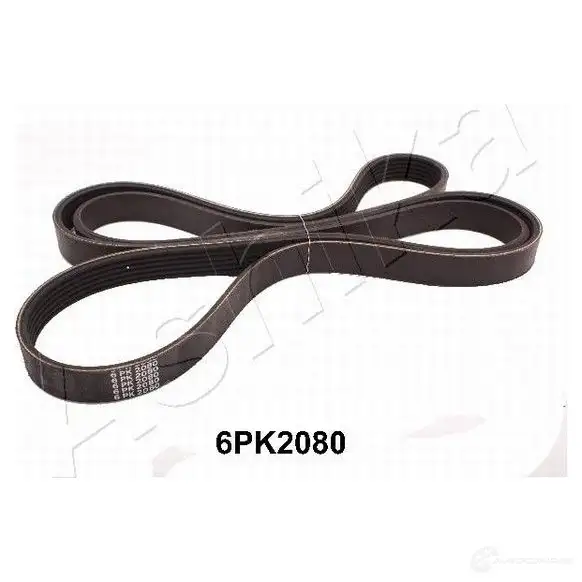 Приводной ремень поликлиновой ASHIKA 112-6PK2080 8033001980561 2107301 K CCS09 изображение 0