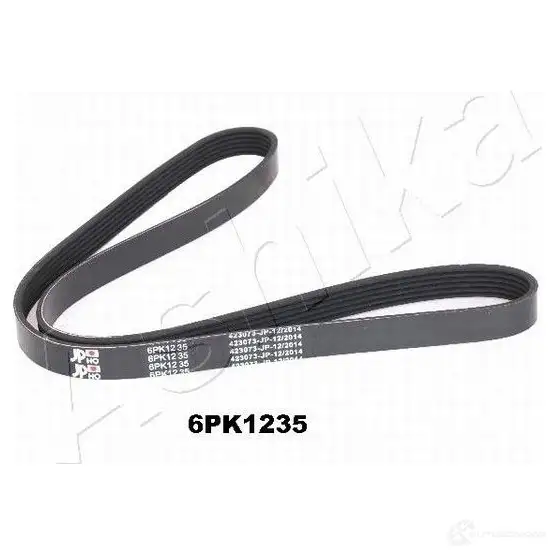 Приводной ремень поликлиновой ASHIKA 8033001970326 2107205 112-6PK1235 B 9XGJV