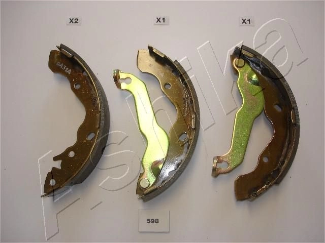 Тормозные колодки ASHIKA 55-05-598 6231336 V0NY F
