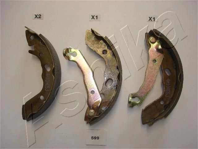 Тормозные колодки ASHIKA 55-05-599 6231412 9B 5GGX