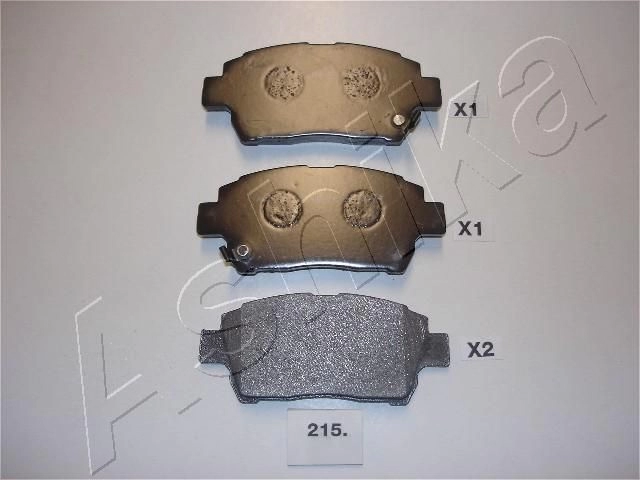 Тормозные колодки дисковые, комплект ASHIKA F53 MZPL 50-02-215 6230856 изображение 0