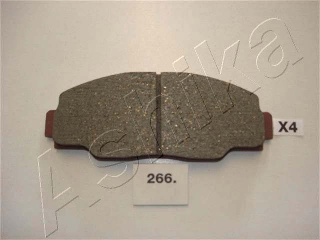Тормозные колодки дисковые, комплект ASHIKA E2 Z2CF 6230888 50-02-266