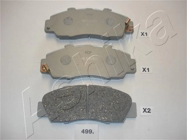 Тормозные колодки дисковые, комплект ASHIKA 50-04-499 HC1 46 6230960 изображение 0