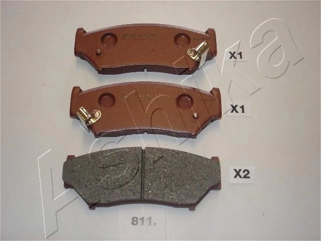 Тормозные колодки дисковые, комплект ASHIKA XTHY6 5 6231028 50-08-811