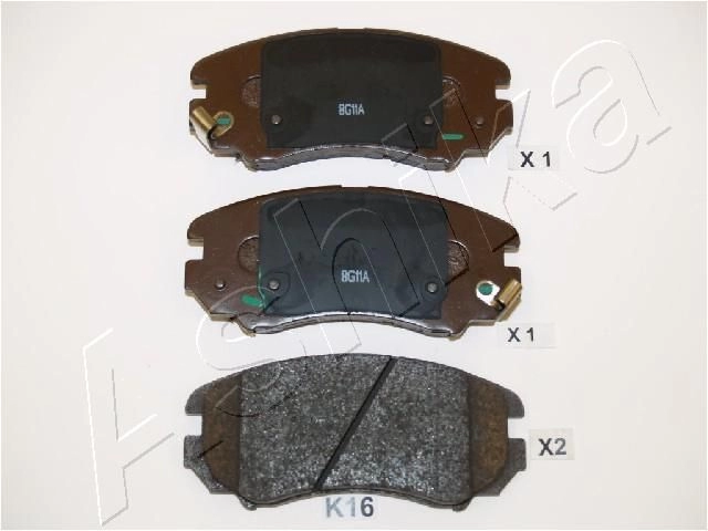 Тормозные колодки дисковые, комплект ASHIKA 6231050 NW OO4PF 50-0K-K16