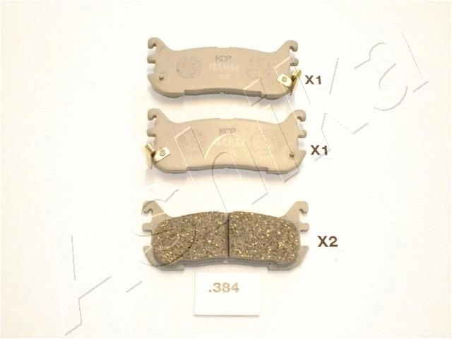 Тормозные колодки дисковые, комплект ASHIKA 51-03-384 6231130 0 WTSWKN
