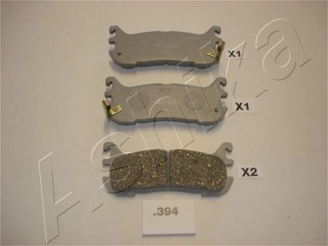Тормозные колодки дисковые, комплект ASHIKA S QI7J 6231134 51-03-394
