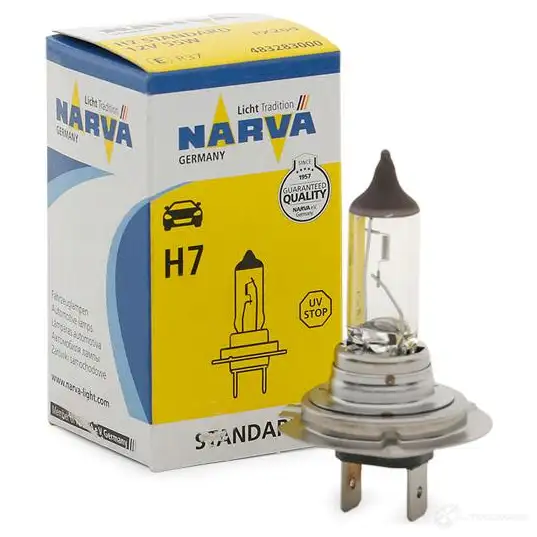 Лампа галогеновая H7 STANDART 55 Вт 12 В NARVA 4013790399052 C F9T98 48328 3266201 изображение 1