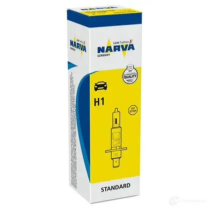 Лампа галогеновая H1 P14.5S 55 Вт 12 В NARVA 483203000 1437614495 KY MQ4X изображение 1