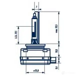 Лампа ксеноновая D1R PK32D-3 35 Вт 85 В NARVA 840113000 F 1VHUEC 1437614564 - Изображение 1