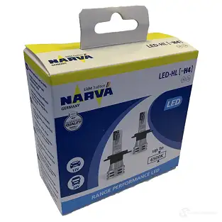 Лампа светодиодная H4 RANGE PERFORMANCE LED 16/16 Вт 24 В 6500K NARVA OR RP2C 1439693085 18032 изображение 0