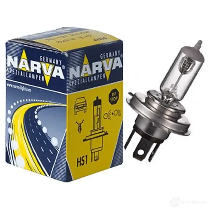 Лампа галогеновая HS1 STANDART 35 Вт 12 В 3000-4000K NARVA 48220 1439691182 SCHG1 SN