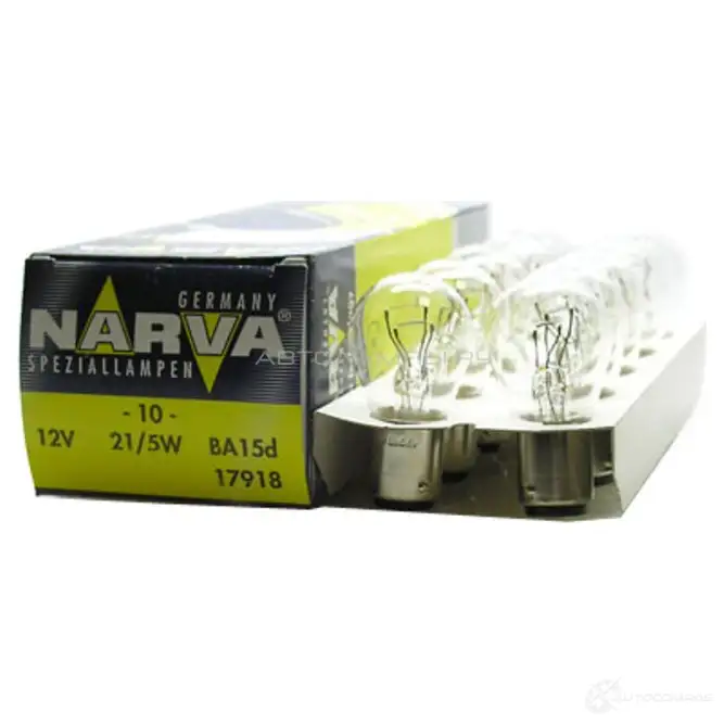 Лампа P21/5W STANDART 21/5 Вт 12 В NARVA 1439693789 Q Z713 17918 - Изображение 1