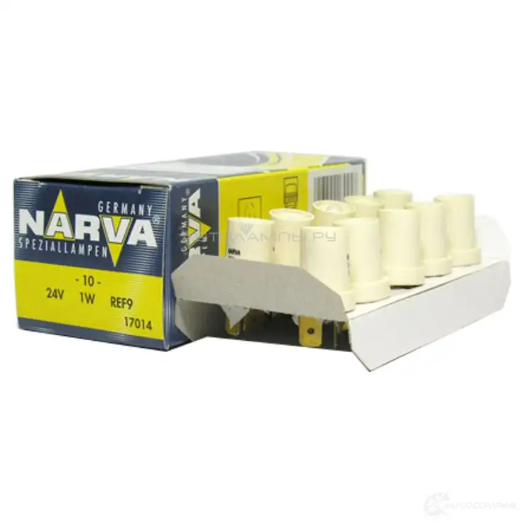 Лампа BAX 1 Вт 24 В NARVA 1439693970 WAI 7CU 17014 - Изображение 1