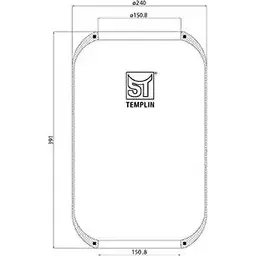 Пневмобаллон ST-TEMPLIN ZU8J9E 00JHX W 2564872 04.060.6006.120 изображение 0